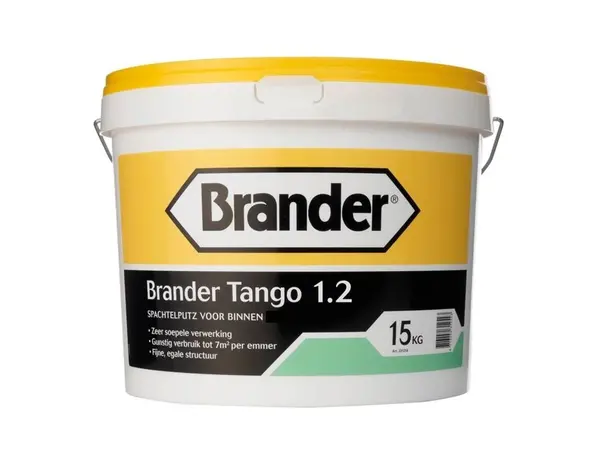Brander Tango 15 KG | Sierpleister Binnen Brander Tango 15 KG | Sierpleister Binnen