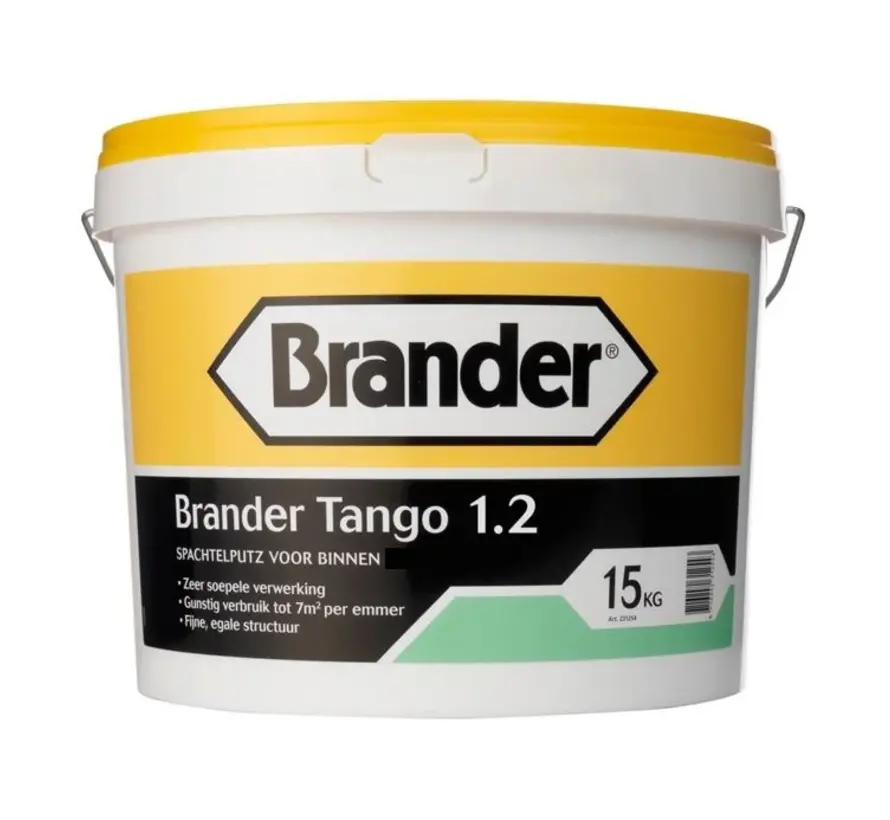 Brander Tango 15 KG | Sierpleister Binnen - 1,2 mm 