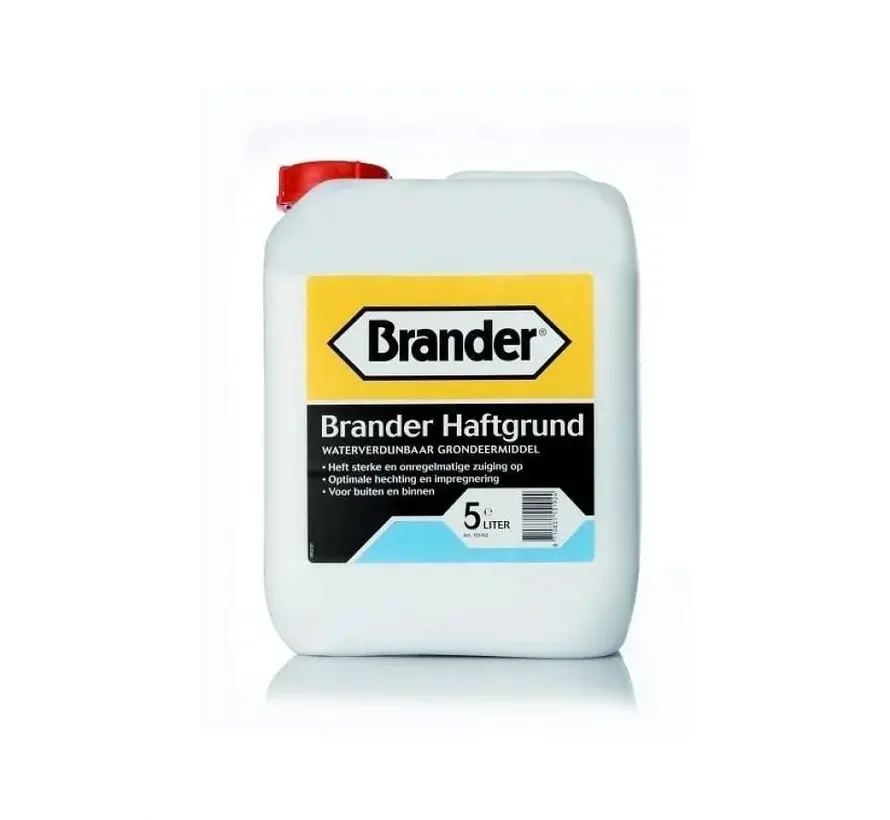 Brander Haftgrund Transparant | Voorstrijk Binnen & Buiten - 5 LTR