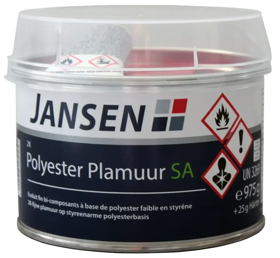 Jansen 2K Polyester Plamuur SA - 250 GR