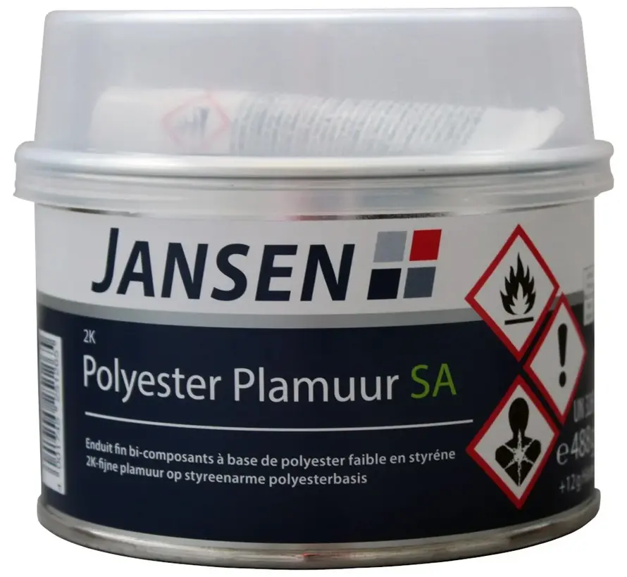 Jansen 2K Polyester Plamuur SA - 250 GR