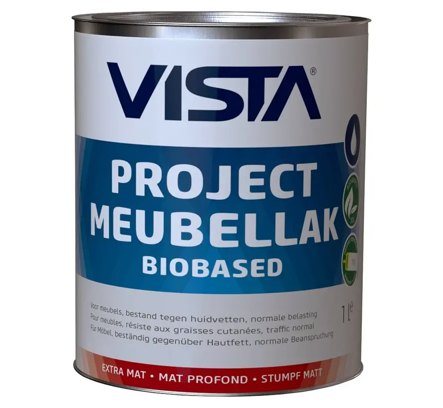 Vista Project Meubellak Biobased Extra Mat - 1 LTR