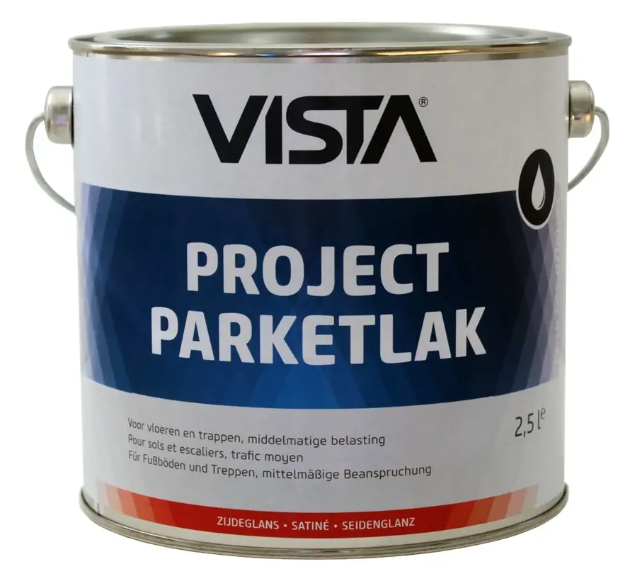 Vista Project Parketlak Zijdeglans - 1 LTR