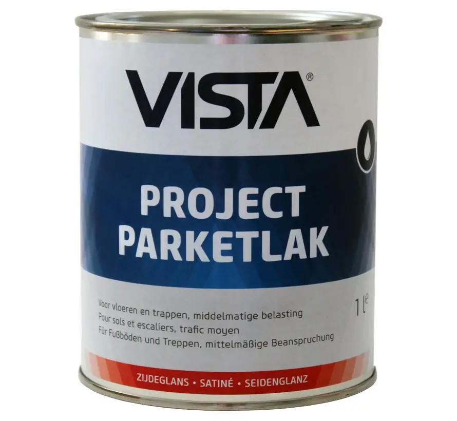 Vista Project Parketlak Zijdeglans - 1 LTR