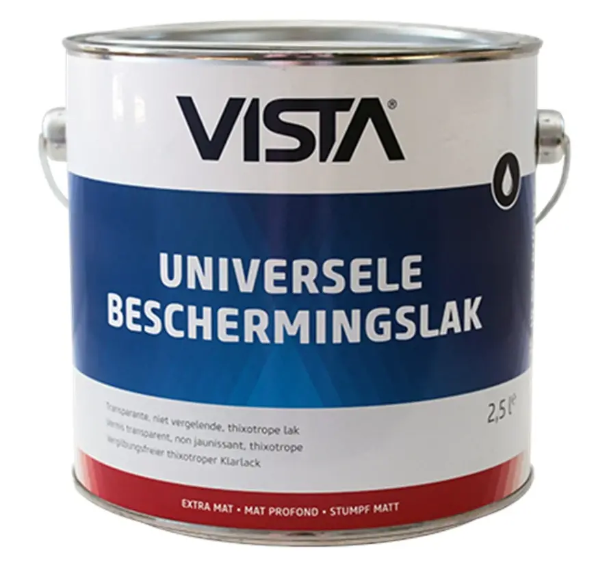 Vista Universele Beschermingslak Extra Mat Blank - 750 ML
