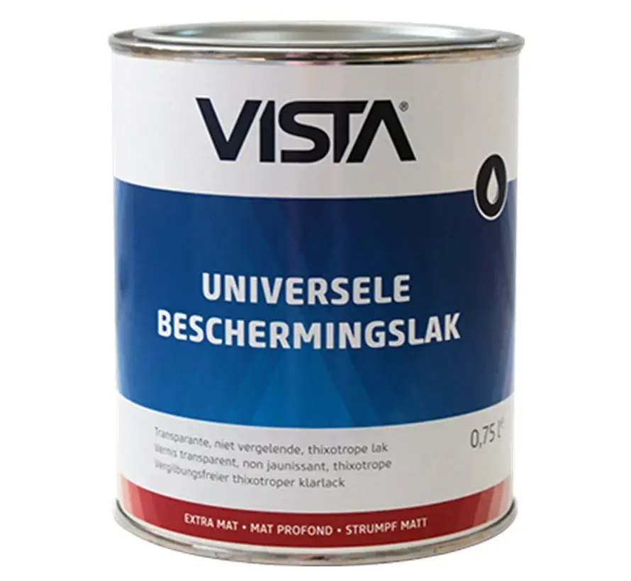 Vista Universele Beschermingslak Extra Mat Blank - 750 ML