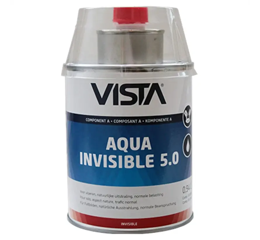 Vista Aqua Invisible 5.0 | Extra Matte Parketlak - 1 LTR