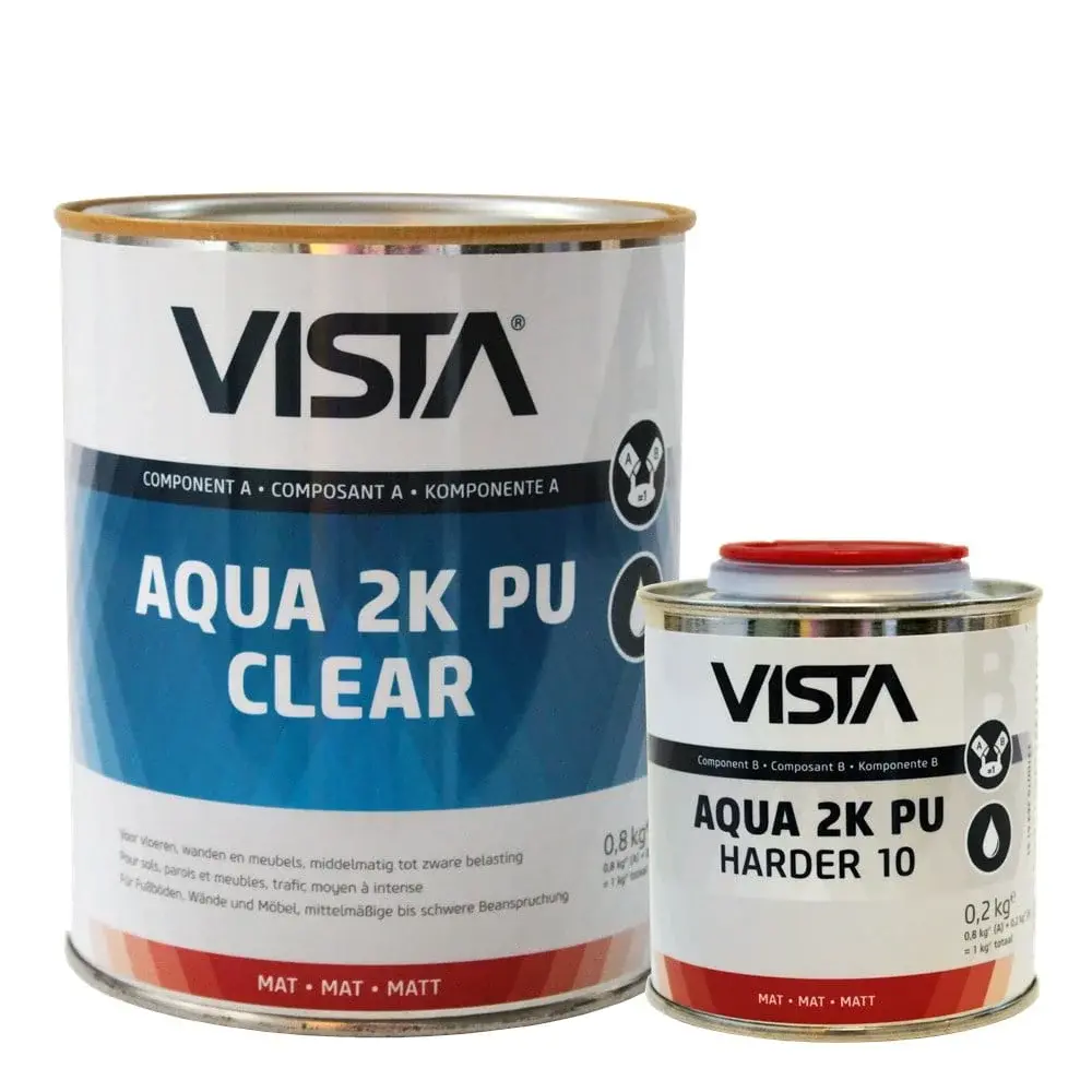 Vista Aqua 2K PU Clear Mat | Blanke Lak Vista Aqua 2K PU Clear Mat | Blanke Lak