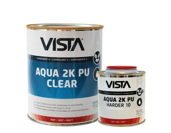 Vista Aqua 2K PU Clear Mat | Blanke Lak Vista Aqua 2K PU Clear Mat | Blanke Lak