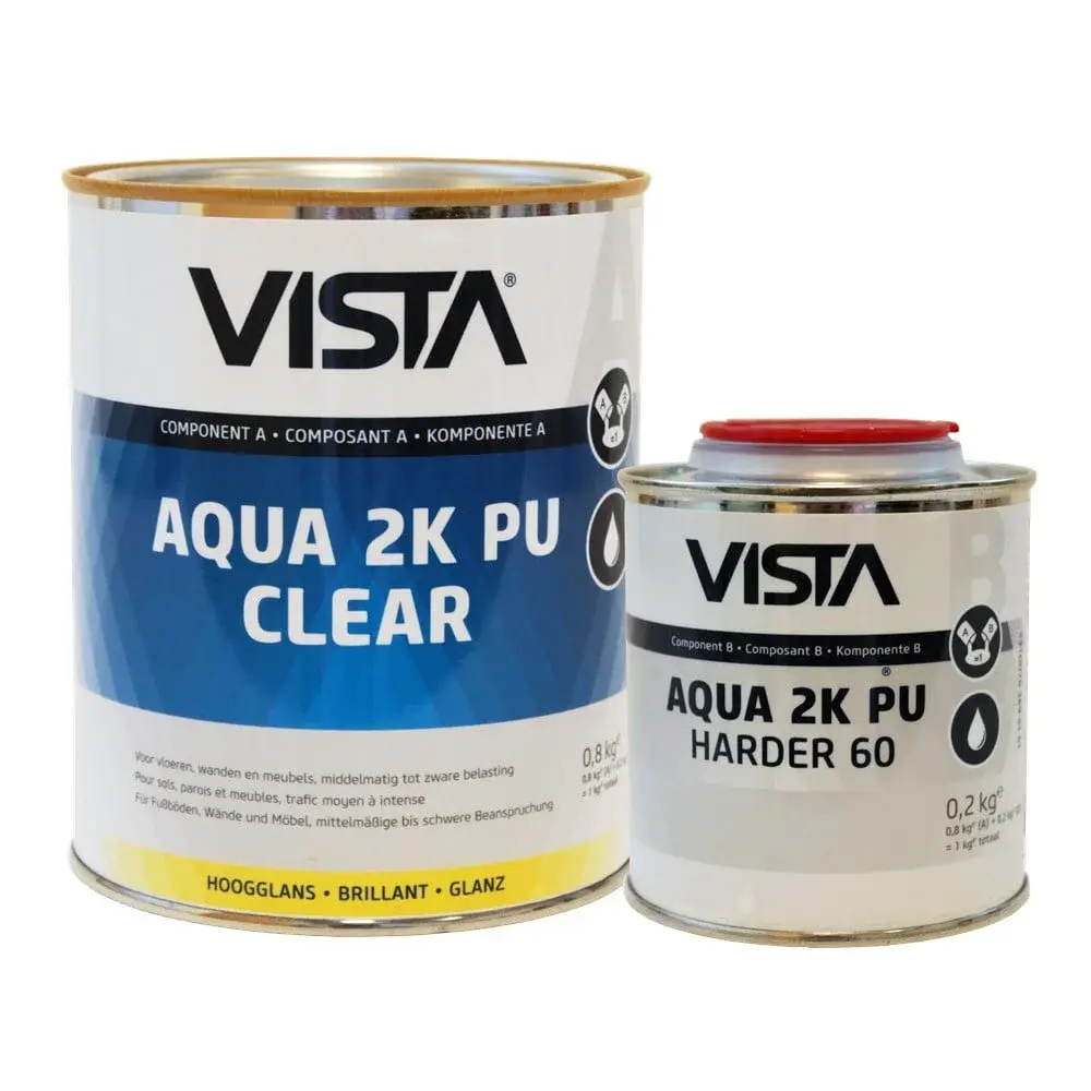 Vista Aqua 2K PU Clear Glans | Blanke Lak Vista Aqua 2K PU Clear Glans | Blanke Lak