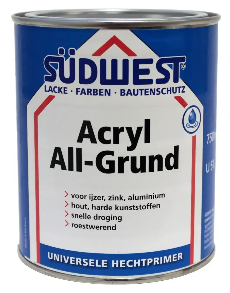 Sudwest Acryl Allgrund Grijs