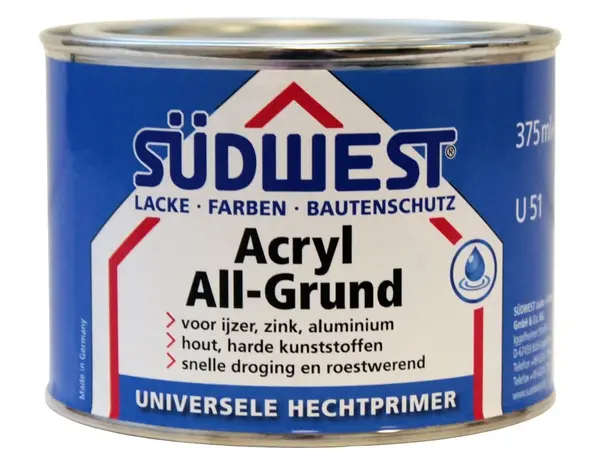 Sudwest Acryl Allgrund Grijs