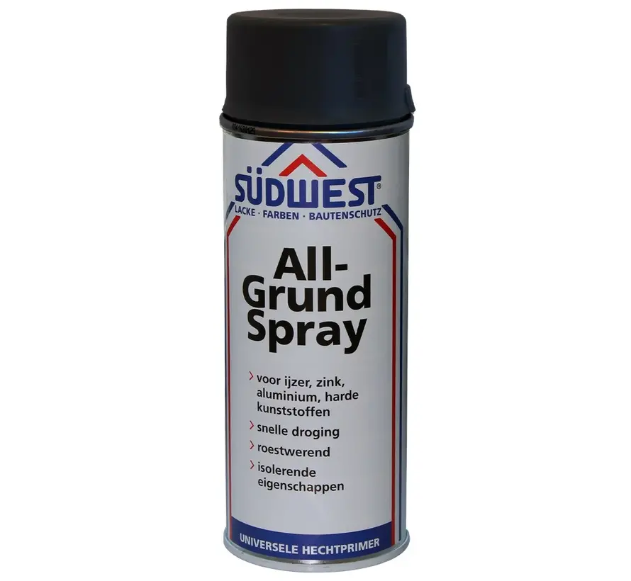 Sudwest Allgrund Spray Zwart - 400 ML