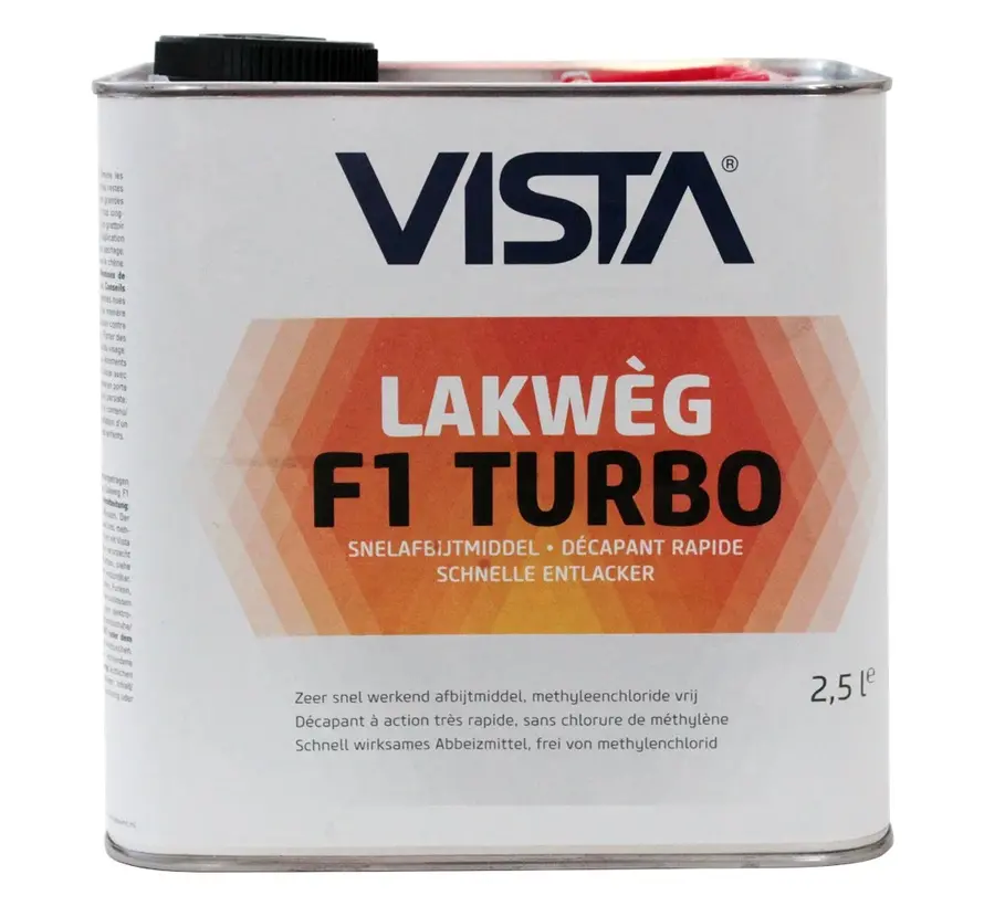 Vista Lakweg F1 Turbo Afbijt - 1 LTR