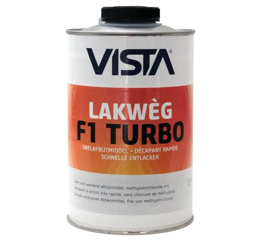 Vista Lakweg F1 Turbo Afbijt - 1 LTR