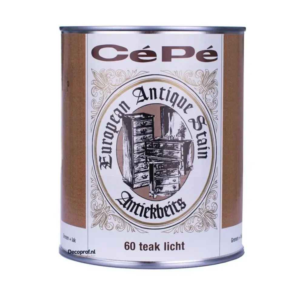 Cepe Beitsen Antiekbeits 60 Teak Licht Cepe Beitsen Antiekbeits 60 Teak Licht