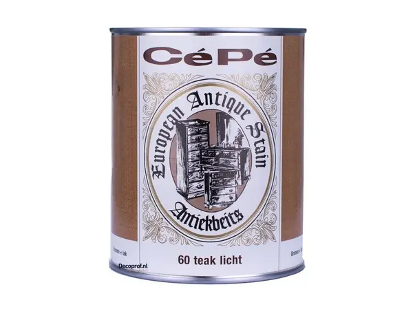 Cepe Beitsen Antiekbeits 60 Teak Licht Cepe Beitsen Antiekbeits 60 Teak Licht