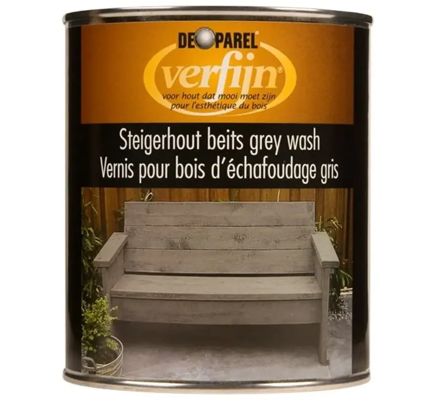 Verfijn Steigerhoutbeits Grey Wash - 750 ML