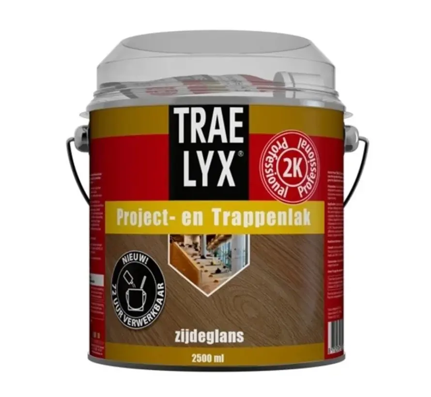 Trae-lyx Project- & Trappenlak Zijdeglans - 2,5 LTR