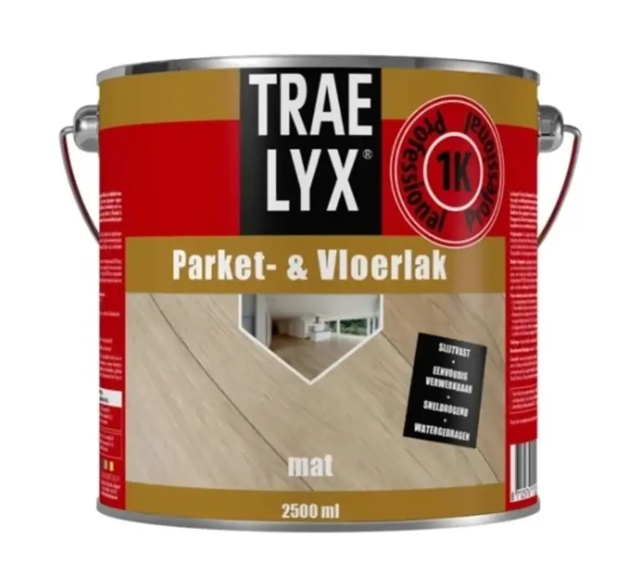 Trae-lyx Parket- en Vloerlak Mat - 750 ML