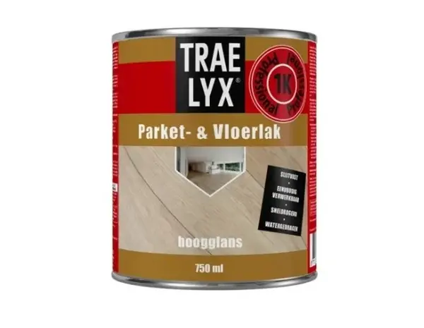 Trae-lyx Parket- en Vloerlak Hoogglans Trae-lyx Parket- en Vloerlak Hoogglans