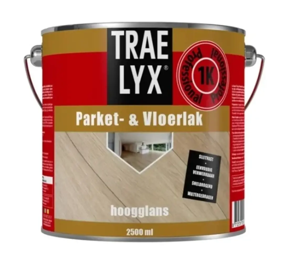 Trae-lyx Parket- en Vloerlak Hoogglans Trae-lyx Parket- en Vloerlak Hoogglans