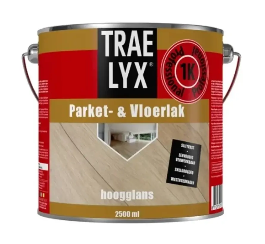 Trae-lyx Parket- en Vloerlak Hoogglans - 750 ML