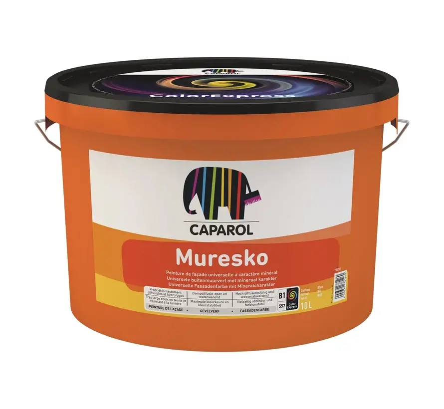 Caparol Muresko Silacryl | Matte Gevelverf - 2,5 LTR 