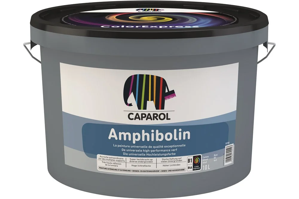 Amphibolin | Zijdeglans Gevelverf | 5 LTR | Wit