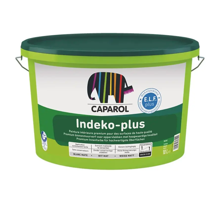 Caparol Indeko-Plus | Matte Muurverf - 2,5 LTR 