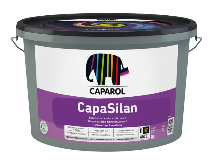Capasilan | Matte Muurverf en Plafondverf | 10 LTR | Wit