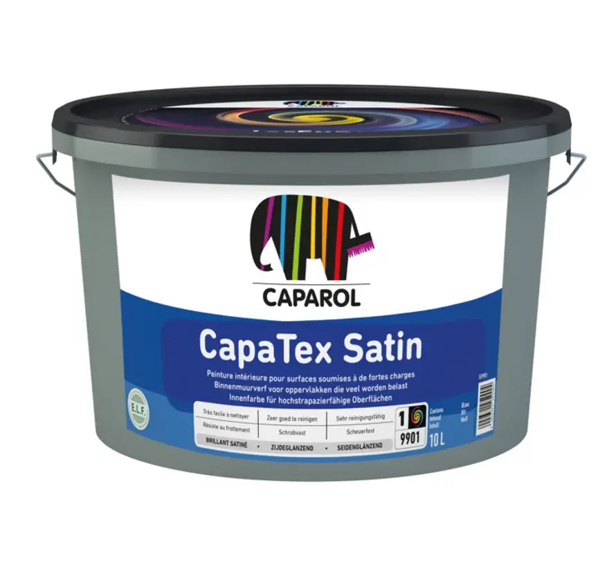 Caparol Capatex Satin | Zijdeglans Muurverf - 10 LTR 