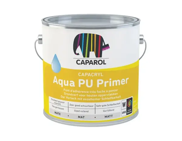 Caparol Capacryl Aqua PU Primer | Grondverf Binnen & Buiten Caparol Capacryl Aqua PU Primer | Grondverf Binnen & Buiten