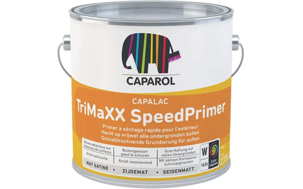 Capalac Trimaxx Speedprimer | Sneldrogende Grondverf Buiten | 1 LTR | Wit