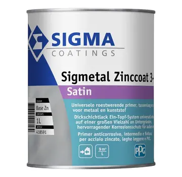 Sigma Sigmetal Zinccoat 3-in-1 Satin
