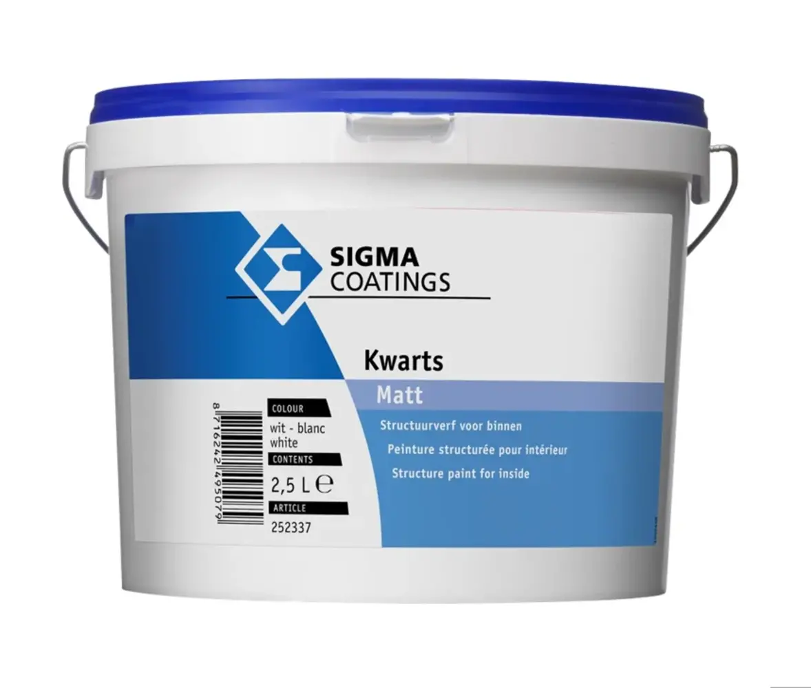 Sigma Kwarts Matt | Matte Structuurverf Binnen