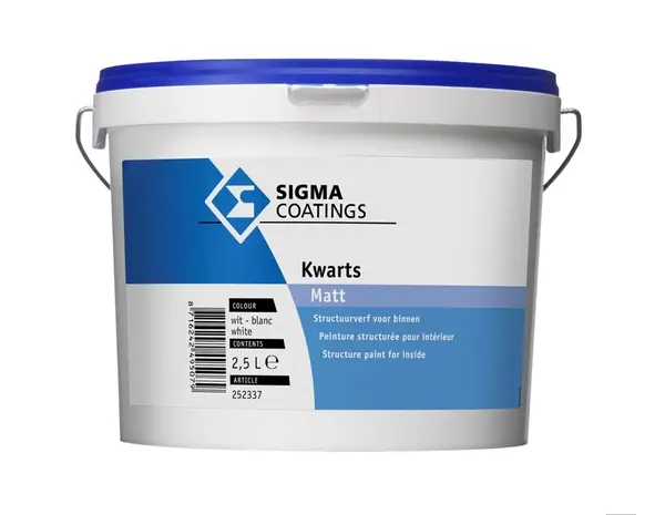 Sigma Kwarts Matt | Matte Structuurverf Binnen