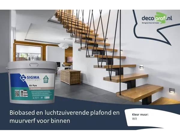 Sigma Air Pure Supermatt | Luchtzuiverende Muurverf Sigma Air Pure Supermatt | Luchtzuiverende Muurverf