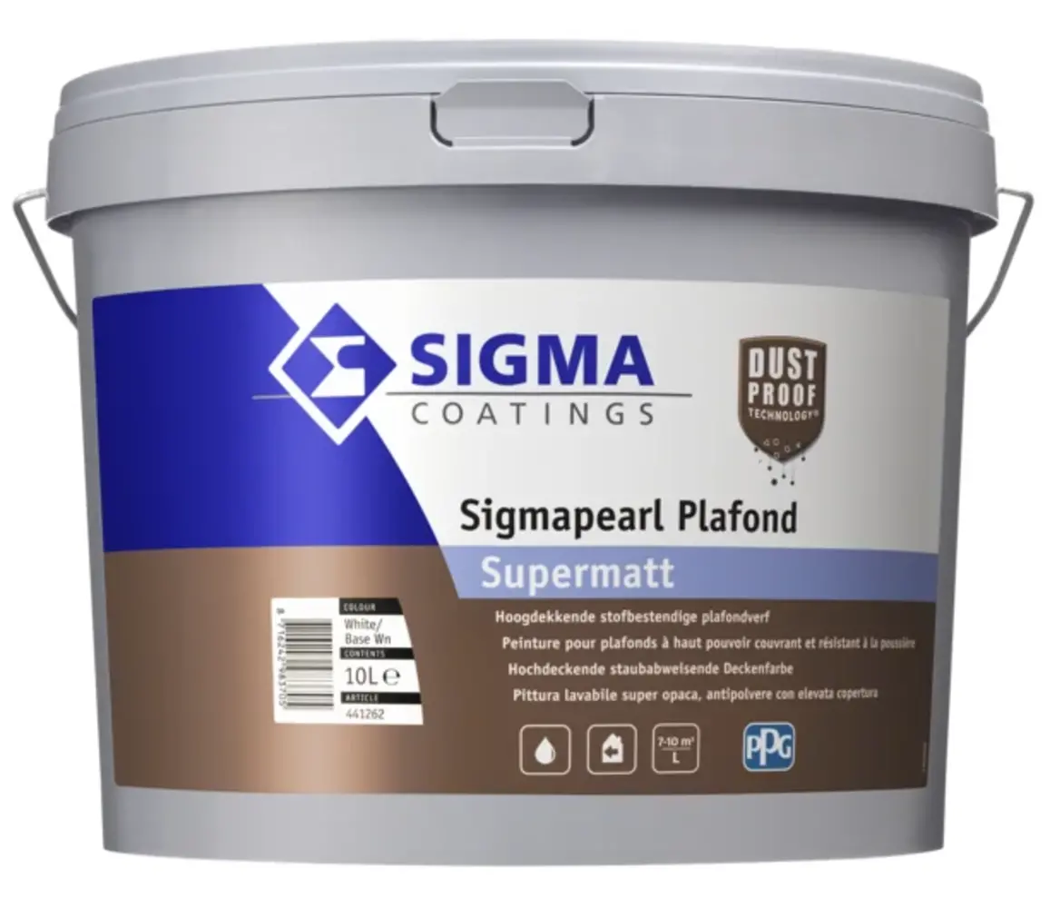 Sigma Sigmapearl Plafond Supermatt | Super Matte Plafondverf Sigma Sigmapearl Plafond Supermatt | Super Matte Plafondverf