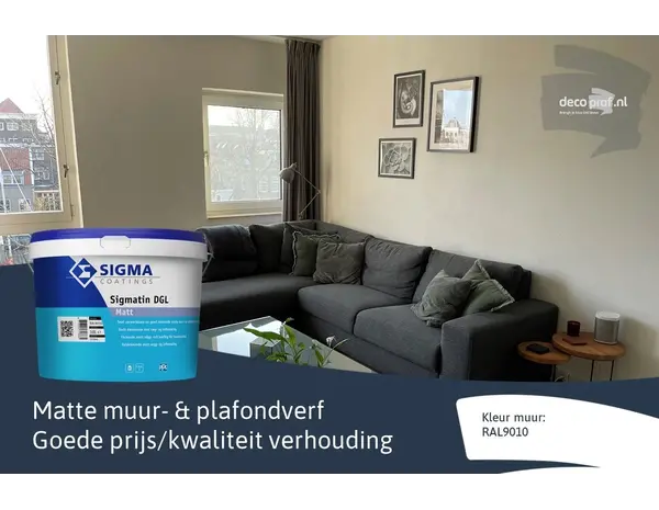 Sigma Sigmatin DGL Matt | Matte Muurverf Sigma Sigmatin DGL Matt | Matte Muurverf