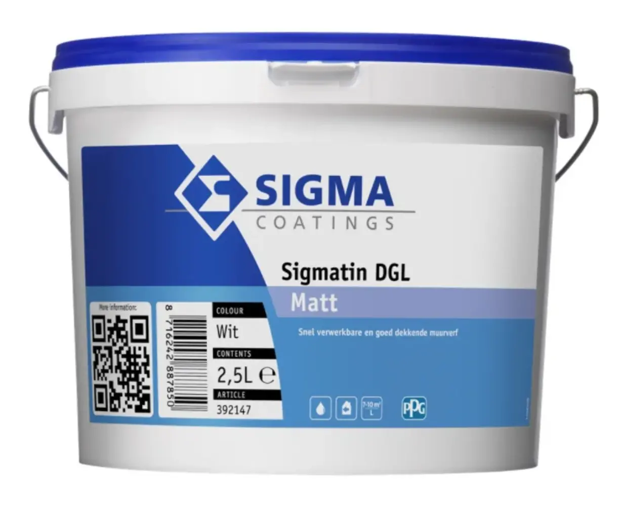 Sigma Sigmatin DGL Matt | Matte Muurverf Sigma Sigmatin DGL Matt | Matte Muurverf