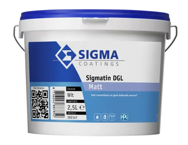 Sigma Sigmatin DGL Matt | Matte Muurverf Sigma Sigmatin DGL Matt | Matte Muurverf