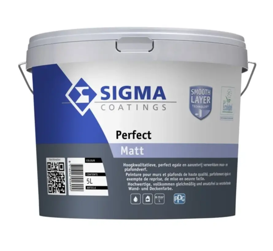 Sigma Perfect Matt | Matte Muurverf en Plafondverf - 1 LTR 