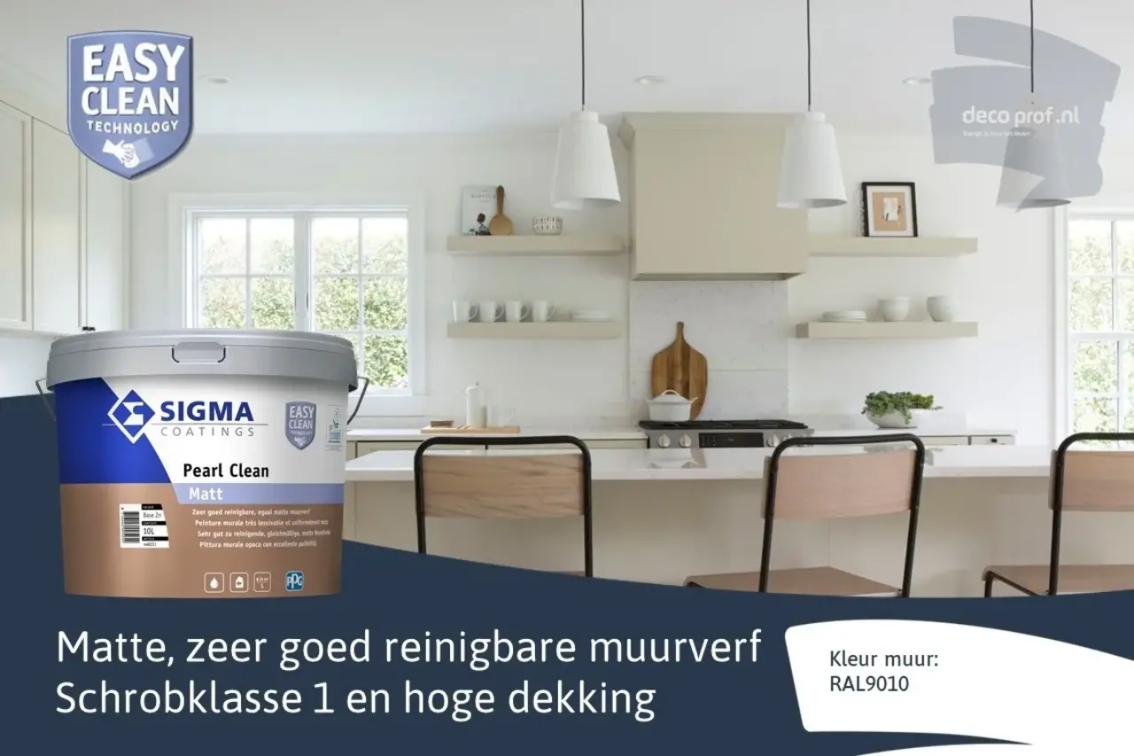 Sigma Pearl Clean Matt | Reinigbare Matte Muurverf Sigma Pearl Clean Matt | Reinigbare Matte Muurverf