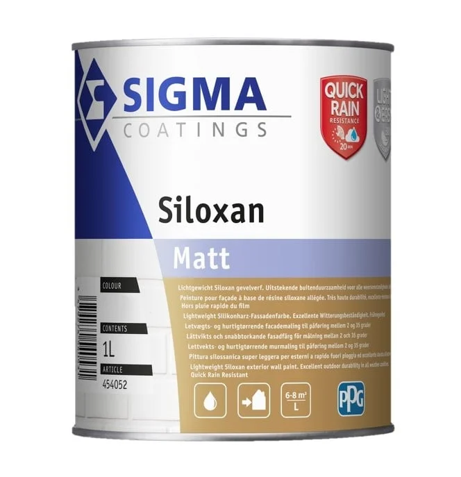 Siloxan Matt | Matte Gevelverf | 1 LTR | Kleur