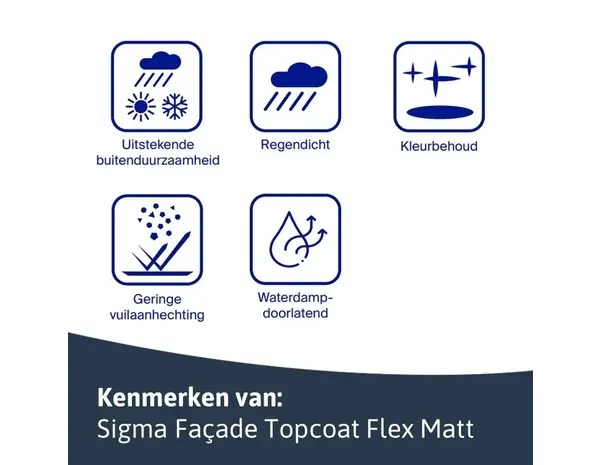 Sigma Facade Flex Matt | Matte Gevelverf Sigma Facade Flex Matt | Matte Gevelverf