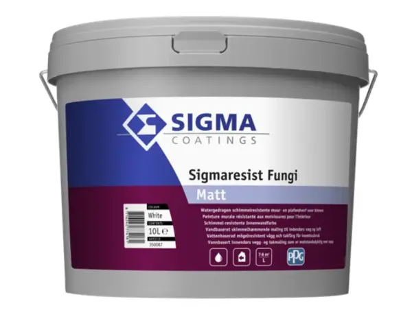 Sigma Sigmaresist Fungi Matt | Matte Schimmelwerende Muurverf