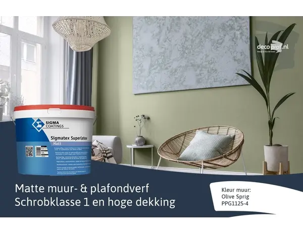 Sigma Sigmatex Superlatex Matt | Matte Muurverf en Plafondverf Sigma Sigmatex Superlatex Matt | Matte Muurverf en Plafondverf
