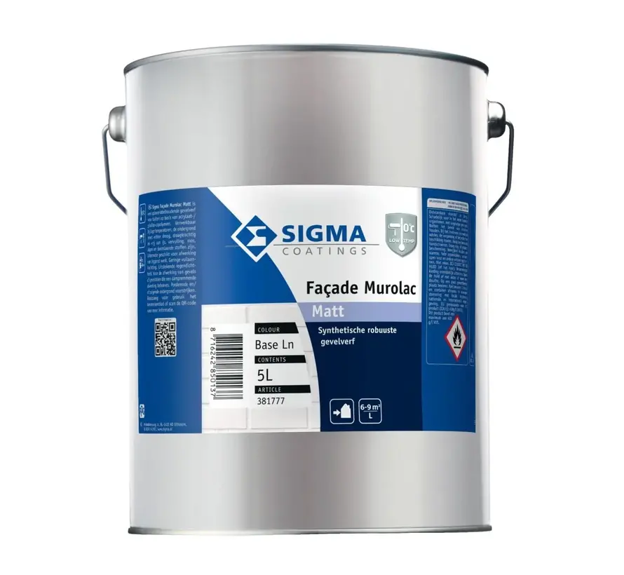 Sigma Facade Murolac Matt | Matte Gevelverf - 5 LTR 
