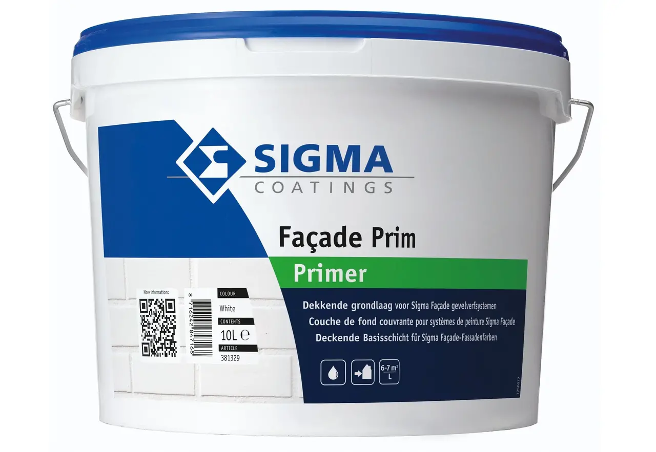Sigma Facade Primer Aqua | Gevelprimer Buiten Sigma Facade Primer Aqua | Gevelprimer Buiten